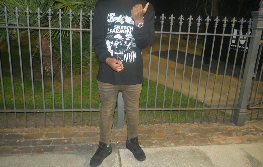 SKETCH war longsleeve black